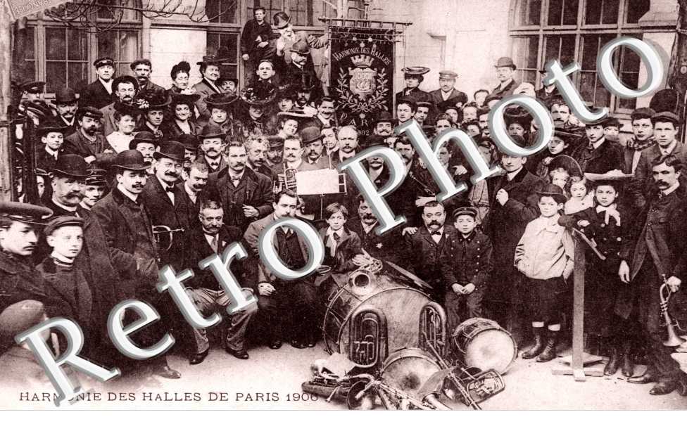 Harmonie des Hallles de Paris 1900