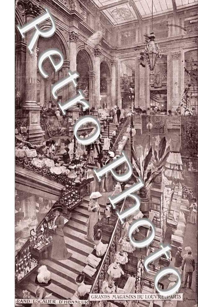 Grands magasins du Louvre - la rue de Marengo et la rue de Rivoli