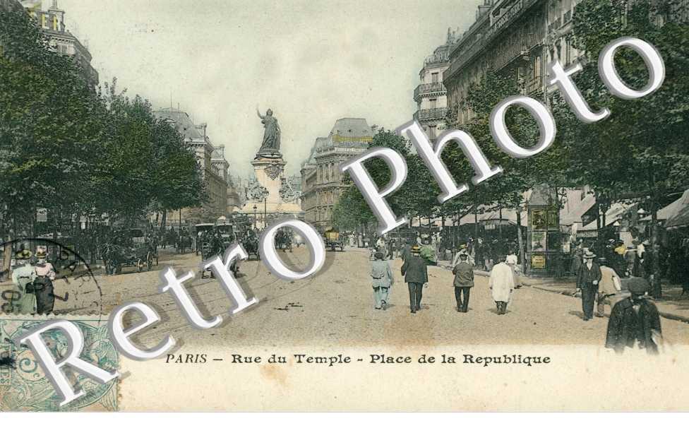 Rue du Temple, Place de la Republique