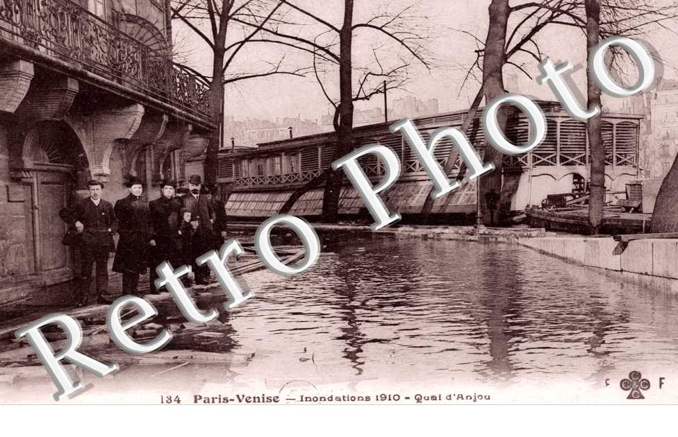 Quai d'Anjou, Inondations 1910