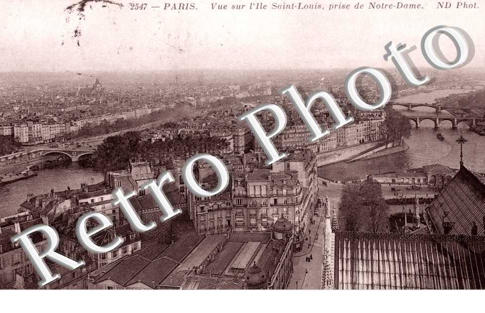 vue sur l'ile Saint Louis