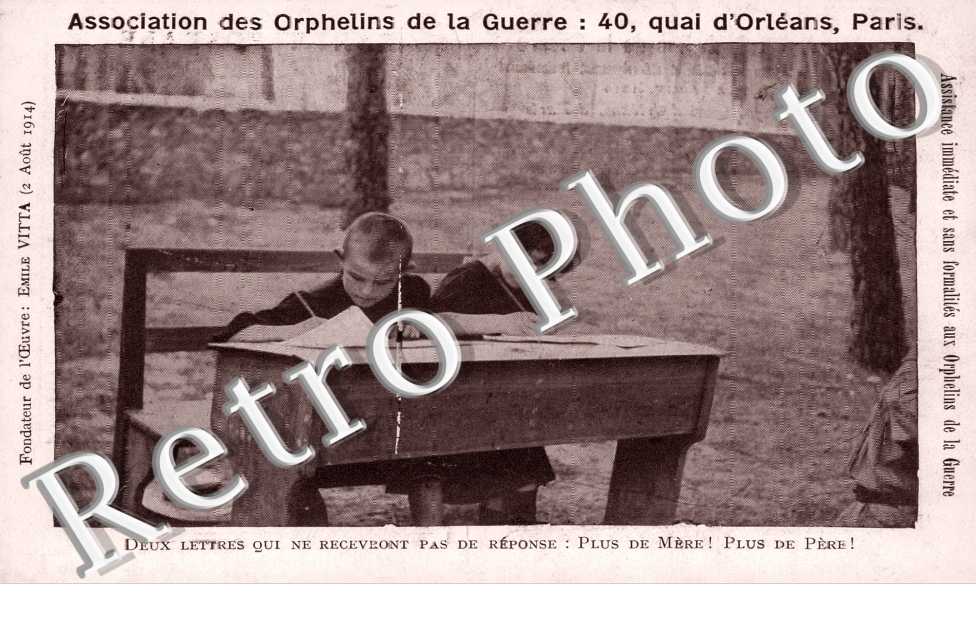 40 quai d'Orleans  Association des Oprhelins de la Guerre