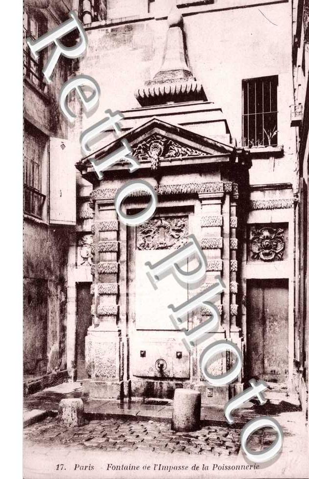 Fontaine de l'Impasse de la Poissonerie