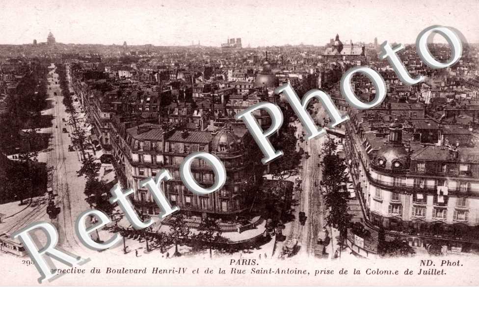 Boulevard Enri IV et rue Saint-Antoine