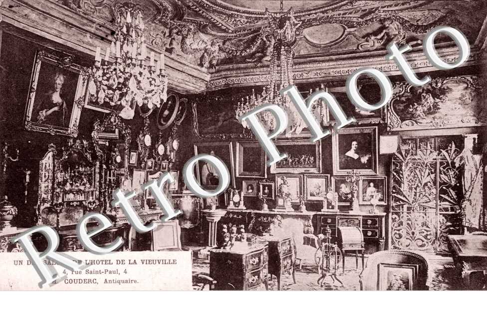 Un des Salons de l'Hotel de la Vieuville - 4 rue Saint-Paul