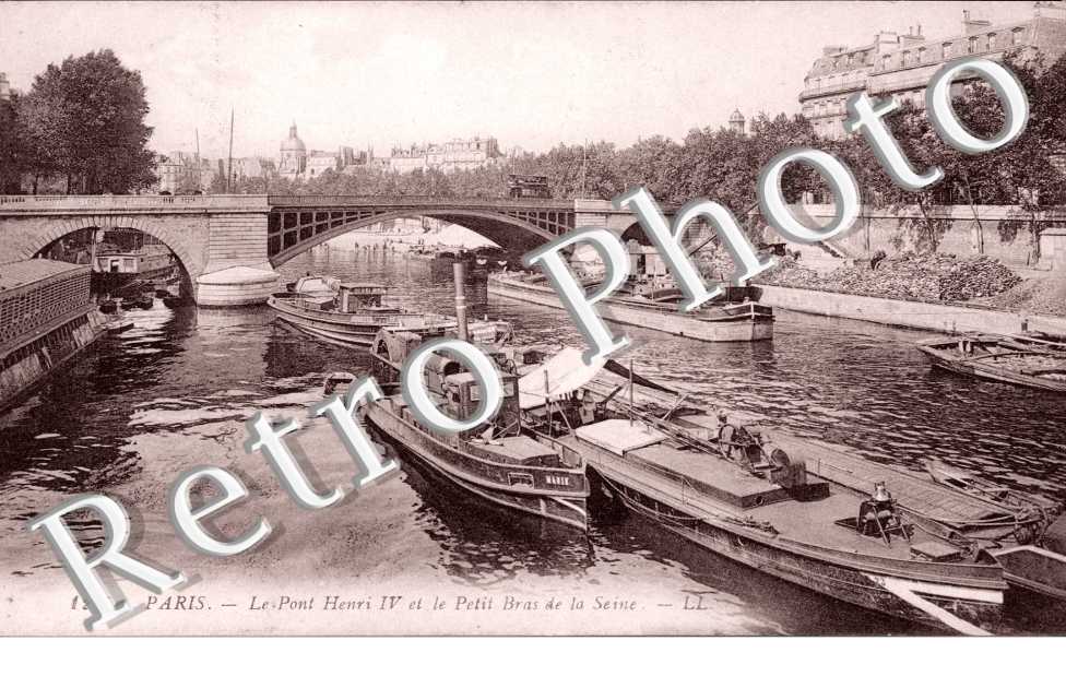 Le Pont Henri IV et le Petit Bras de la Seine