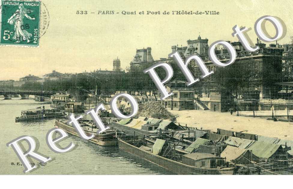 quai et port de l'Hotel de Ville