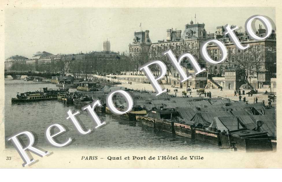 Quai et Port de l'Hotel de Ville