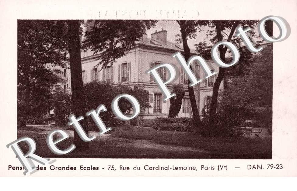 pension des grandes ecoles 75 rue du Cardinal Lemoine