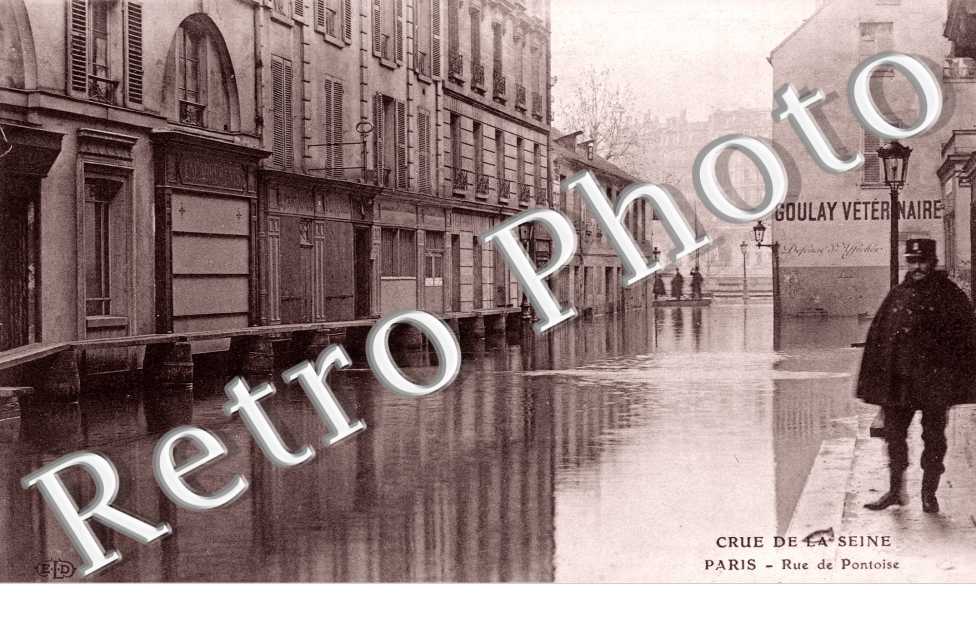 Crue de la Seine, Rue de Pontoise