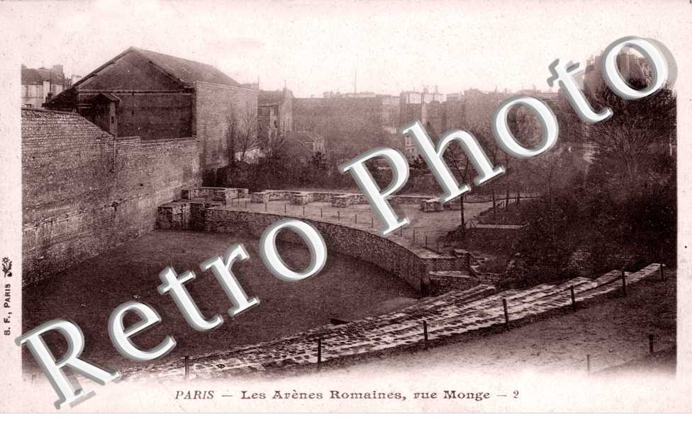 Les arenes romaines Rue Monge