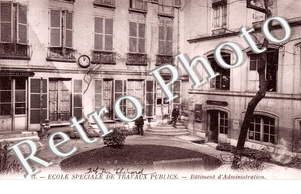 Ecole Speciale de Travaux Publics, Batiment d'Administration  - 12 rue du Sommerard