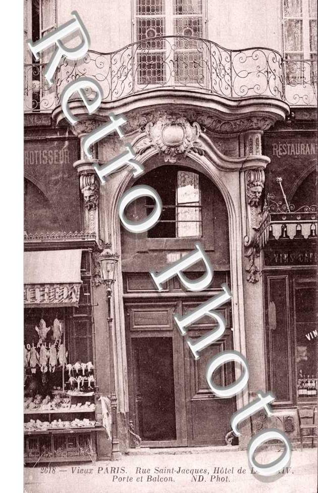 rue Saint Jacques Hotel Louis XIV