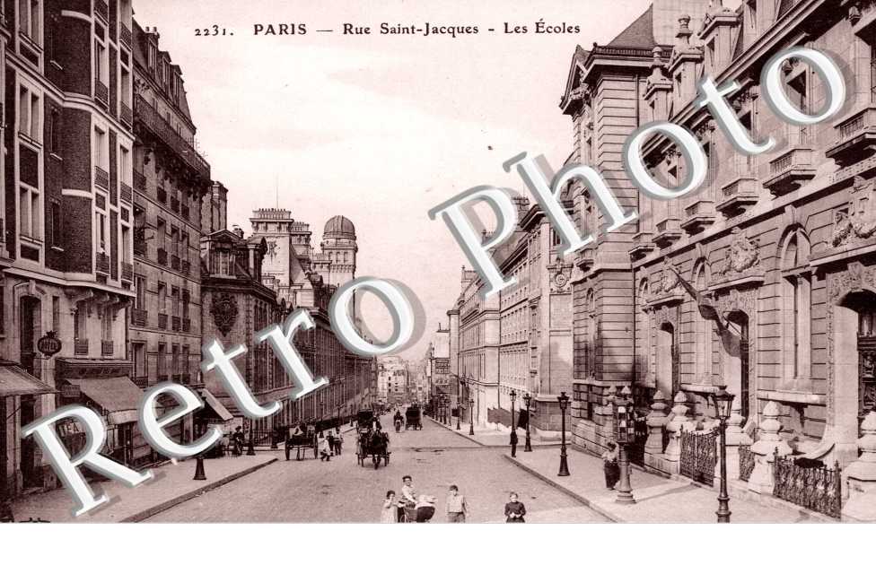La Rue Saint Jacques, les Ecoles