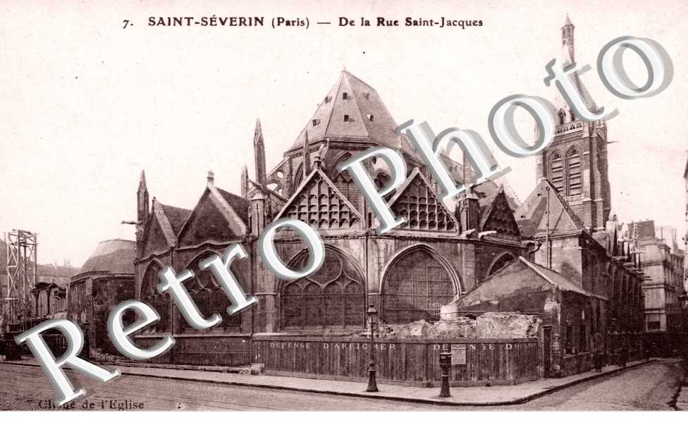 Eglise Saint Severin  de la rue Saint Jacques