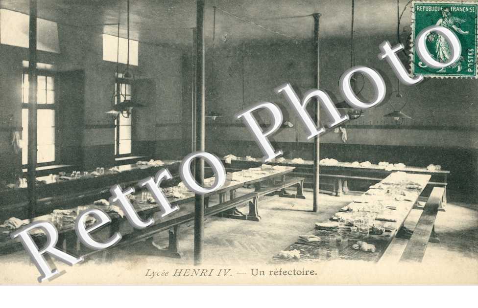 Lycee Henri IV, un refectoire