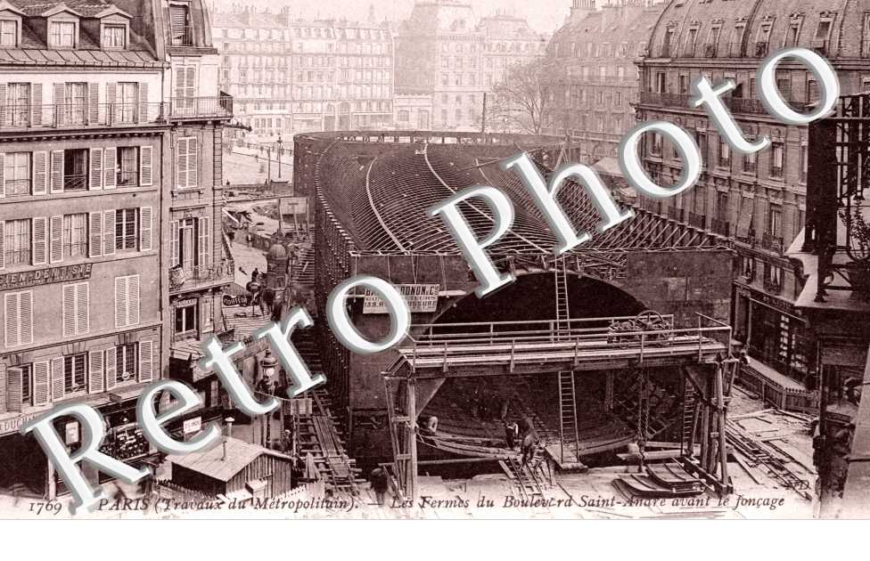 Travaux du Metropolitain, les Fermes du Boulevard Saint Andre