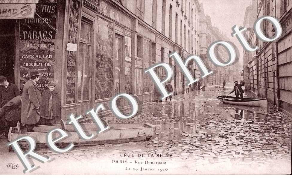 Crue de la Seine, Rue Bonaparte