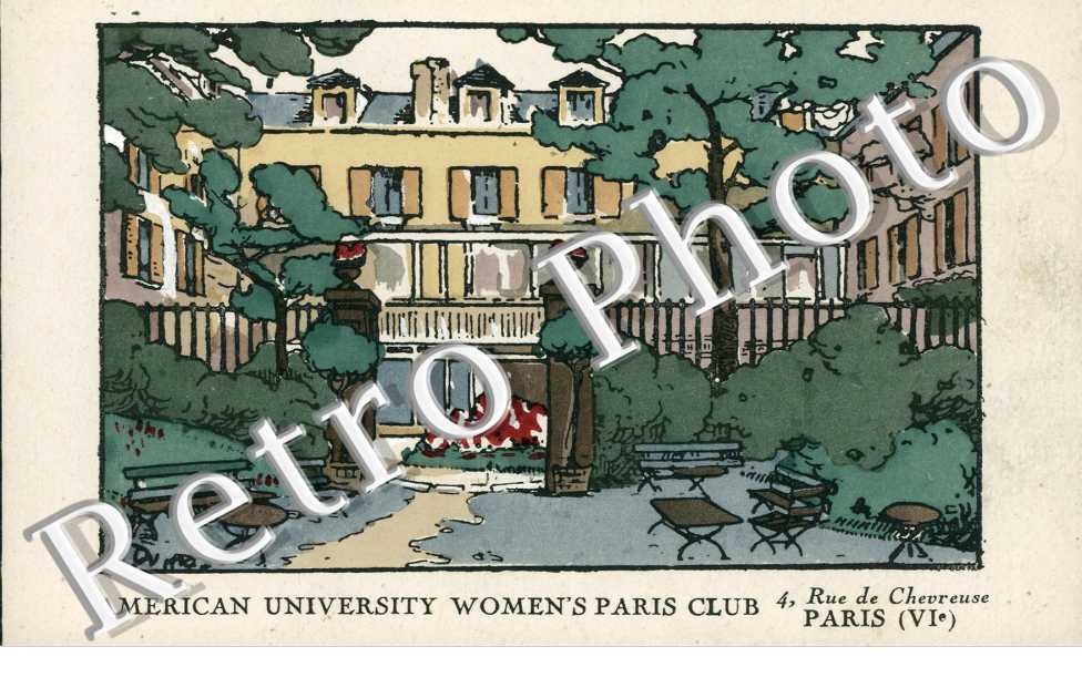 American University Women's Paris Club (carte fantaisie)