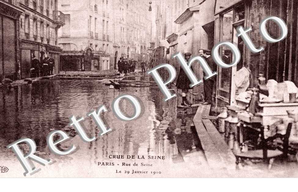 Inondations 1910, Rue de Seine