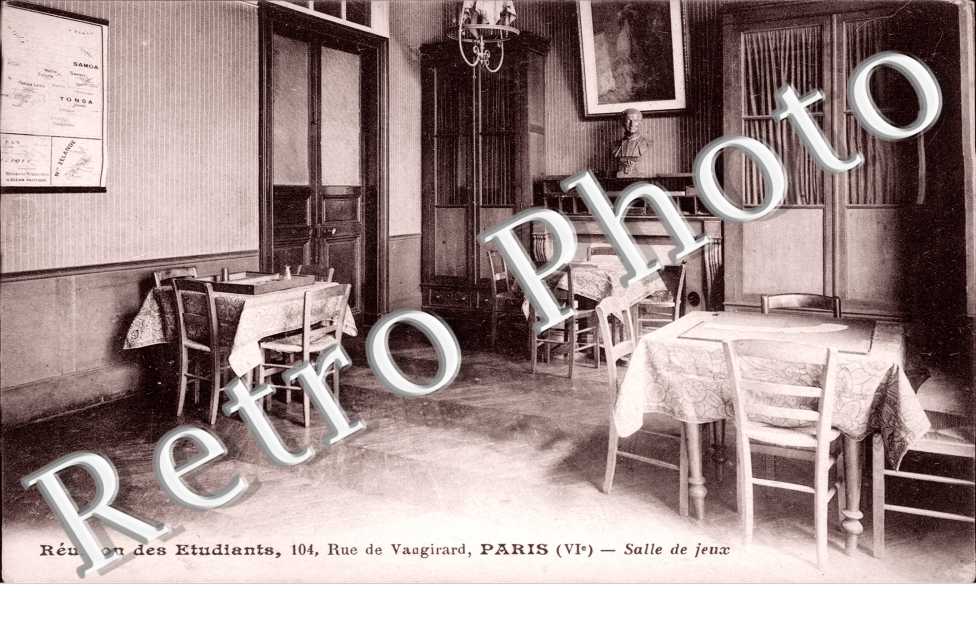 104 rue de Vaugirard - Reunion des Etudiants, Salle de Jeux