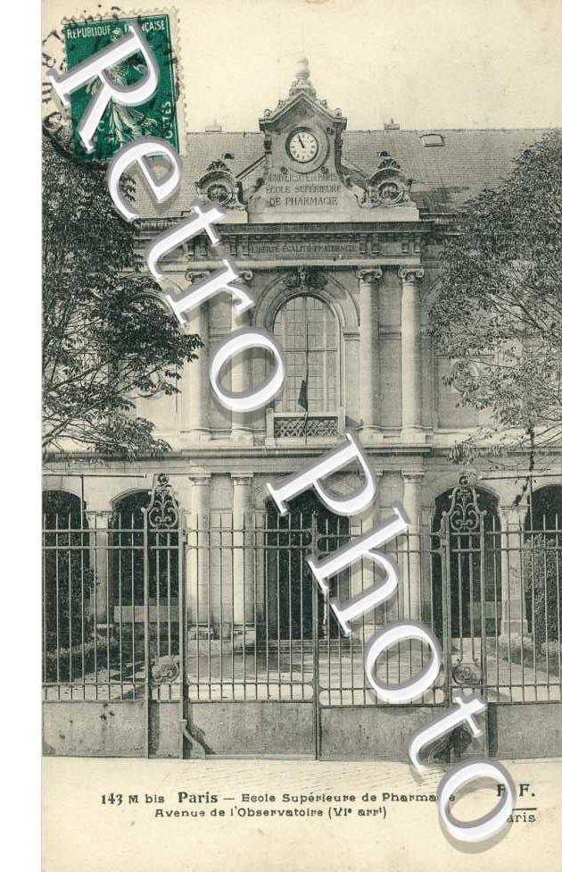 ECOLE SUPERIEURE DE PHARMACIE avenue de l'Observatoire