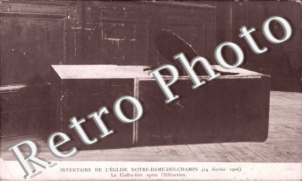 Inventaire de l'eglise Notre Dame des Champs - 14 fevrier 1906