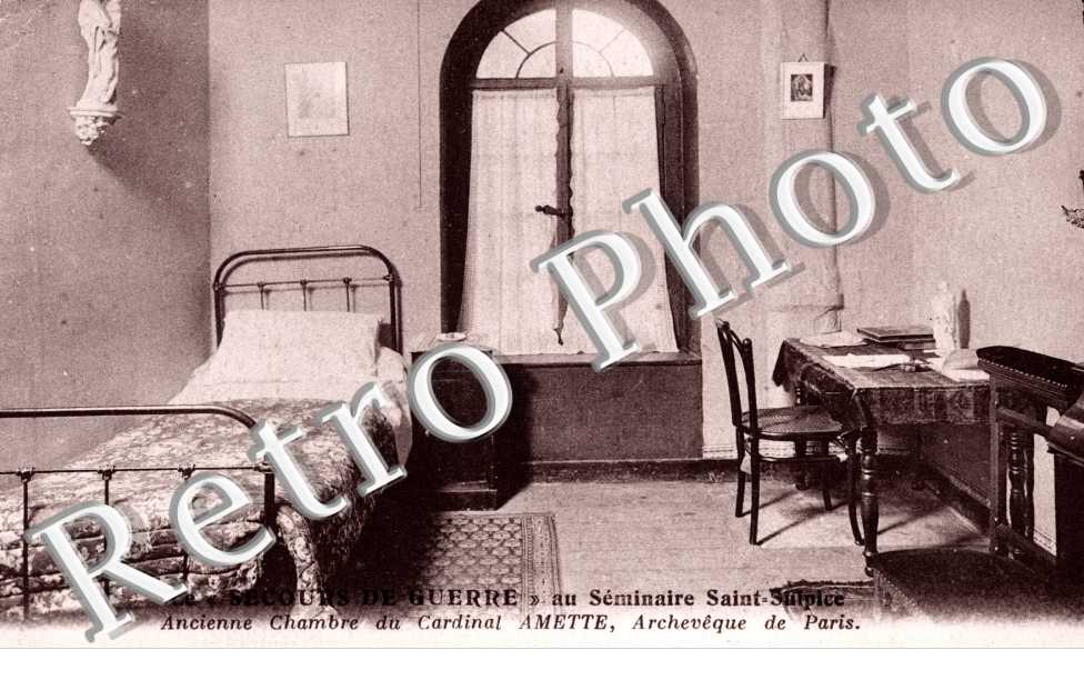 Le Secours de Guerre au Seminaire St Sulpice, Chambre du Cardinal Amette