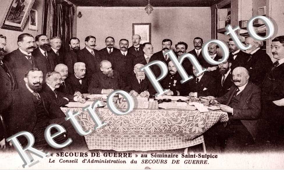 Le Secours de Guerre au Seminaire St Sulpice, le Conseil d'Administration
