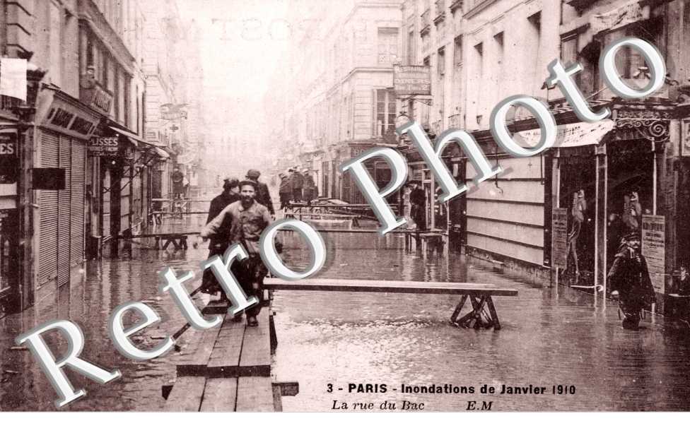 Inondations 1910, Rue du Bac