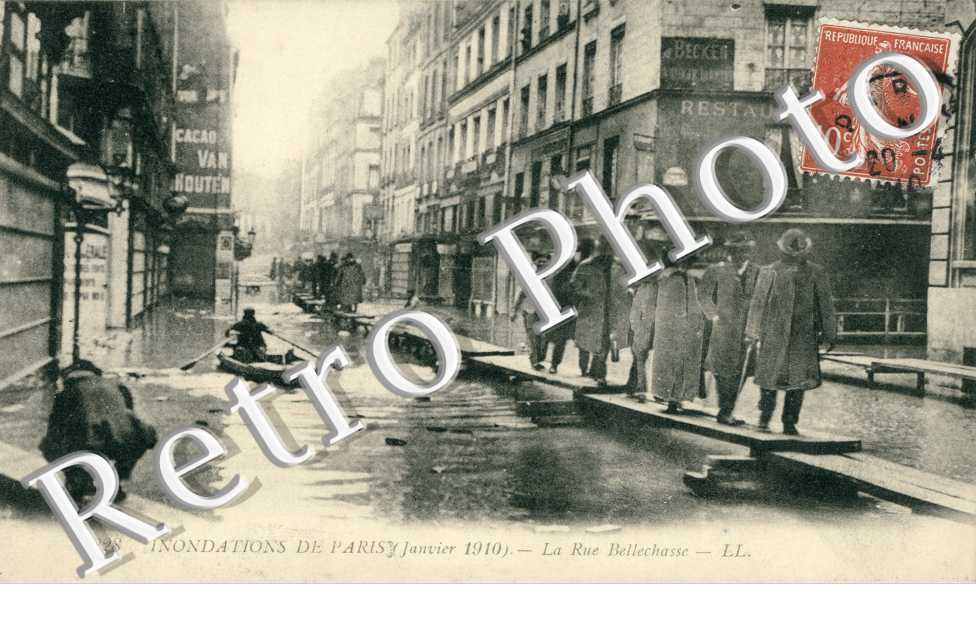 Inondations 1910, Rue Bellechasse