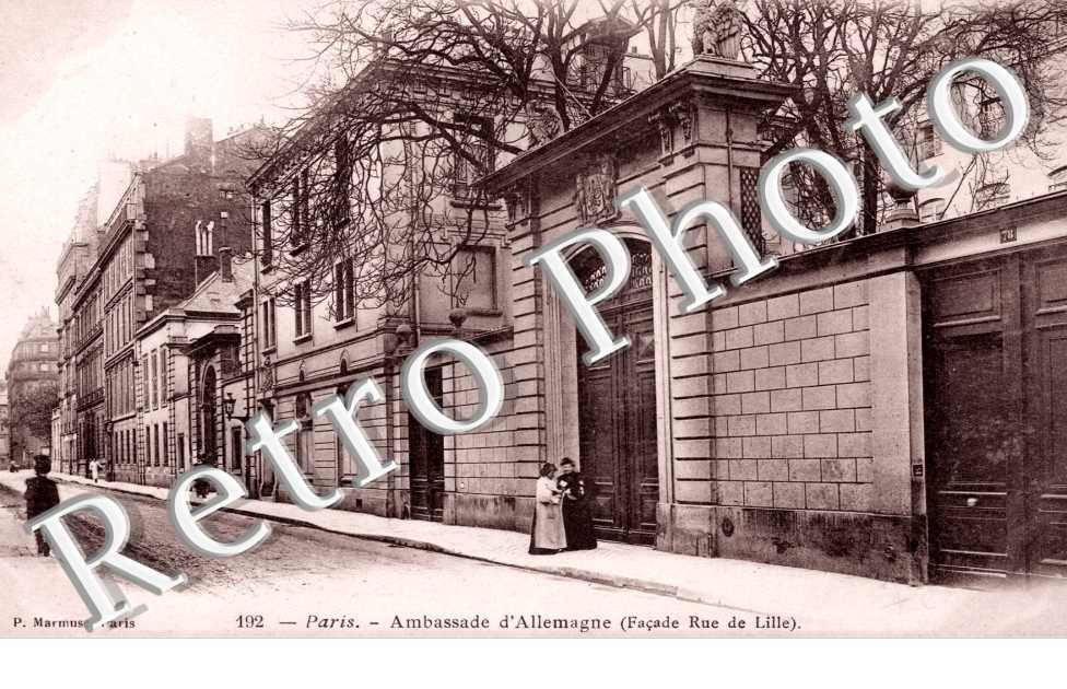 palais de l'ambassade d'Allemagne rue de Lille