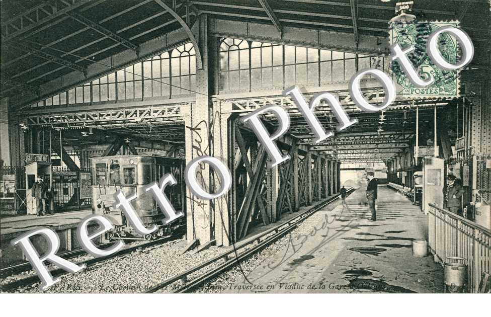Metropolitain, Traversee en viaduc de la Gare d'Orleans