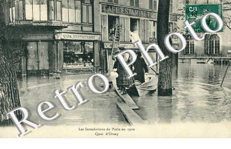 Inondations 1910, Quai d'Orsay