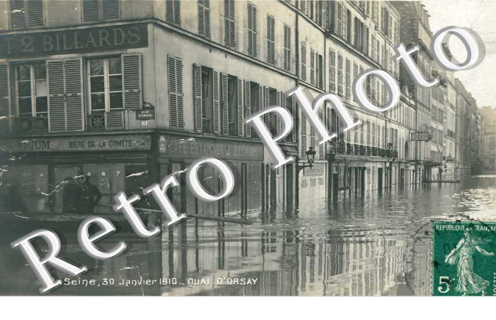 Inondations 1910, Quai d'Orsay