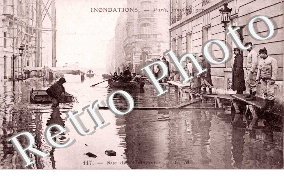 Inondations 1910, Rue de l'Universite