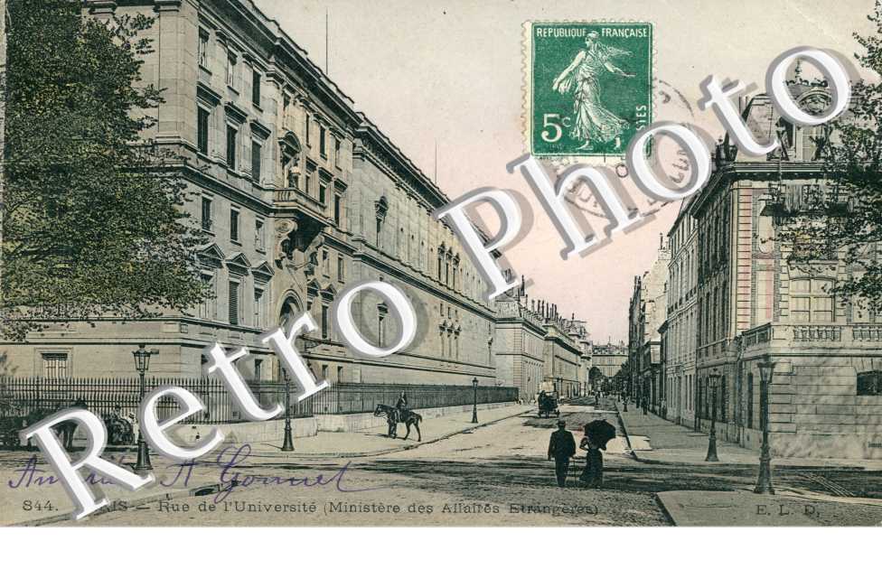 Ministere des Affaires Etrangeres Rue de l'Universite