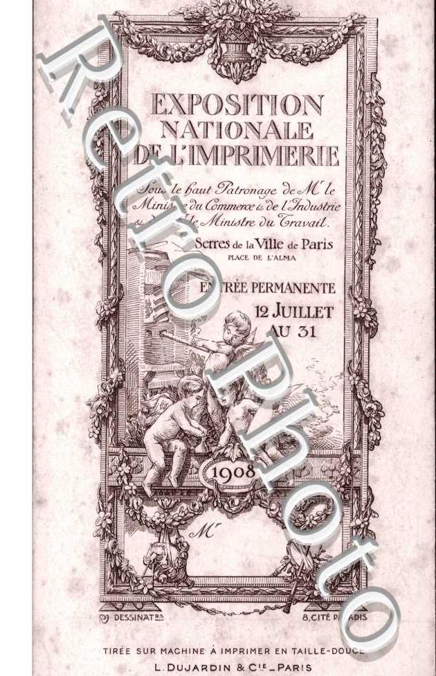 ''Expostion Nationale de l'Imprimerie'' 1908