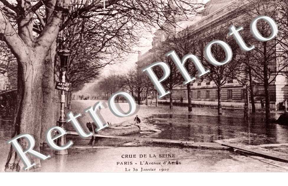 Crue de la Seine, Avenue d'Antin