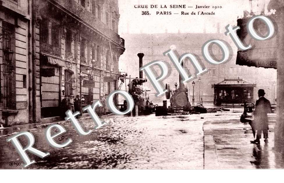 rue de l'Arcade  janvier 1910