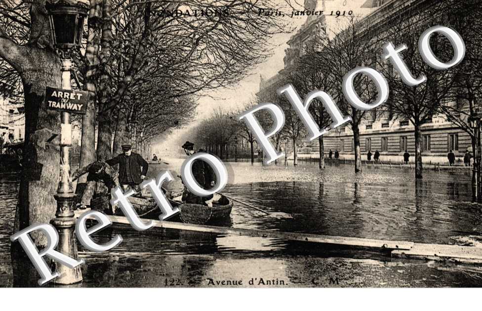 Avenue d'Antin  janvier  1910