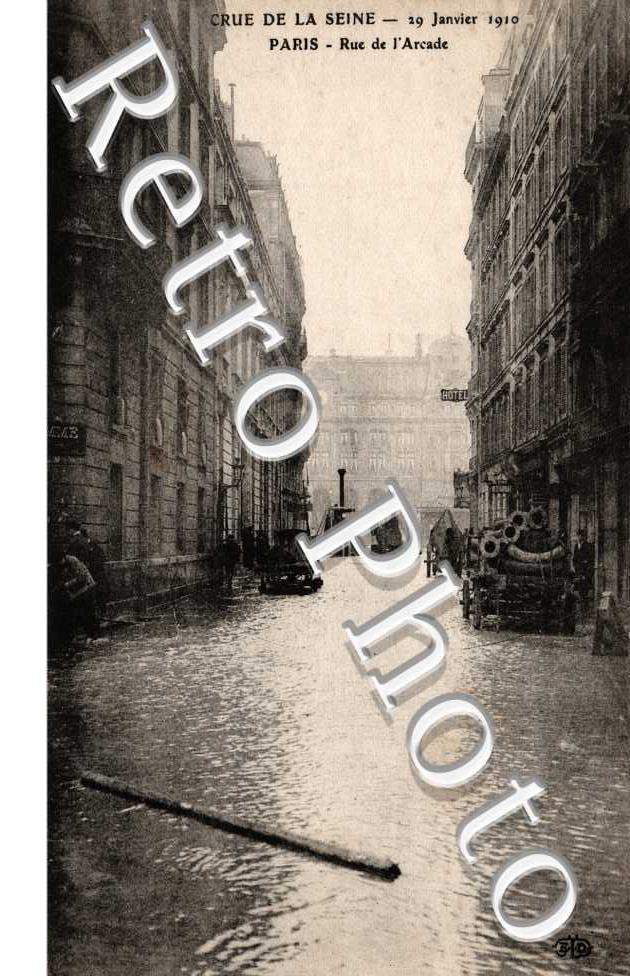 rue de l'Arcade  29 janvier 1910