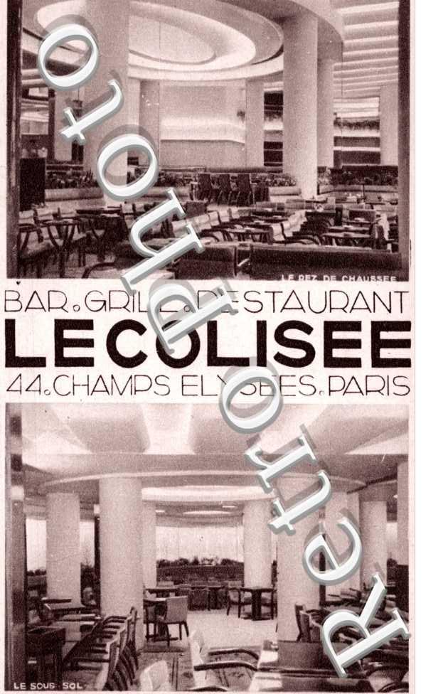 Bar Restaurant Le Colisee, Champs Elysees