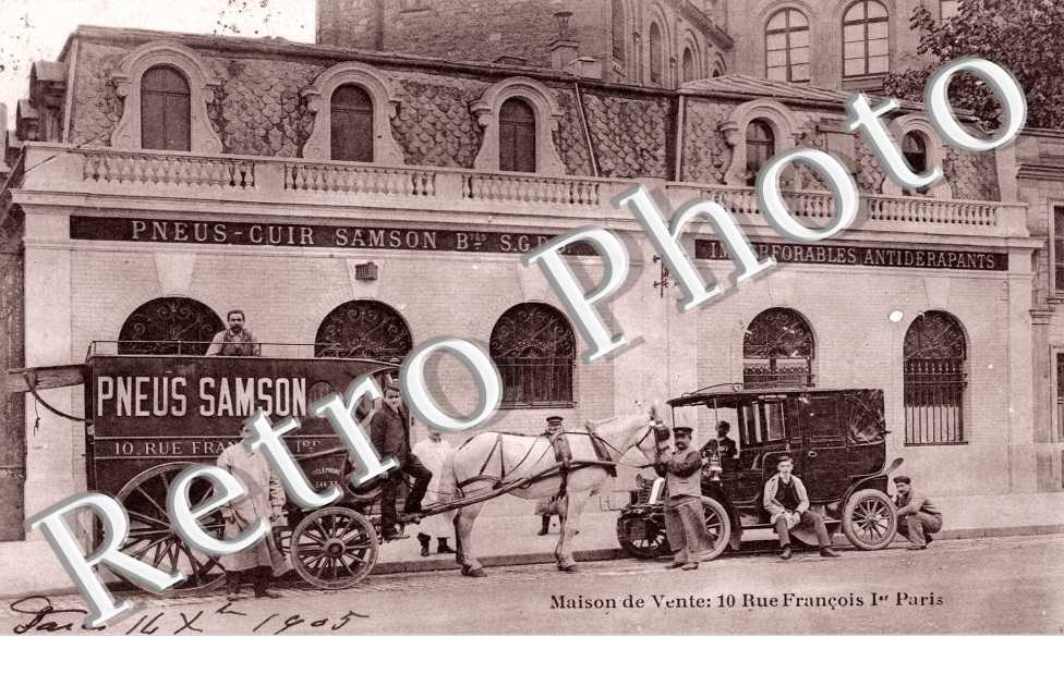 Maison de vente, Rue Francois Ier (pneus Samson)