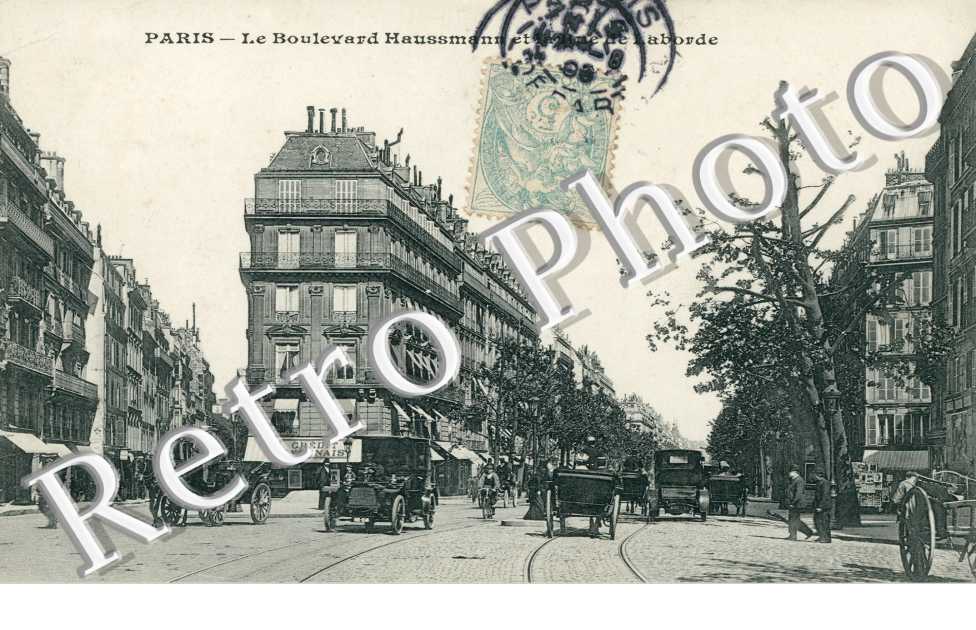 Boulevard Haussmann et Rue de Laborde