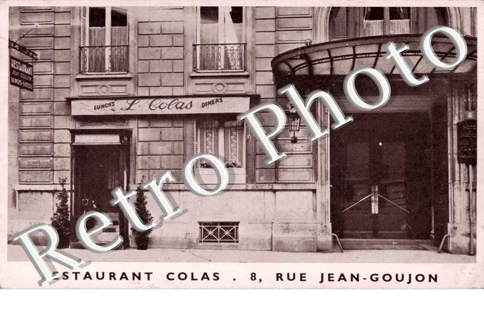 Restaurant Colas, Rue Jean Goujon