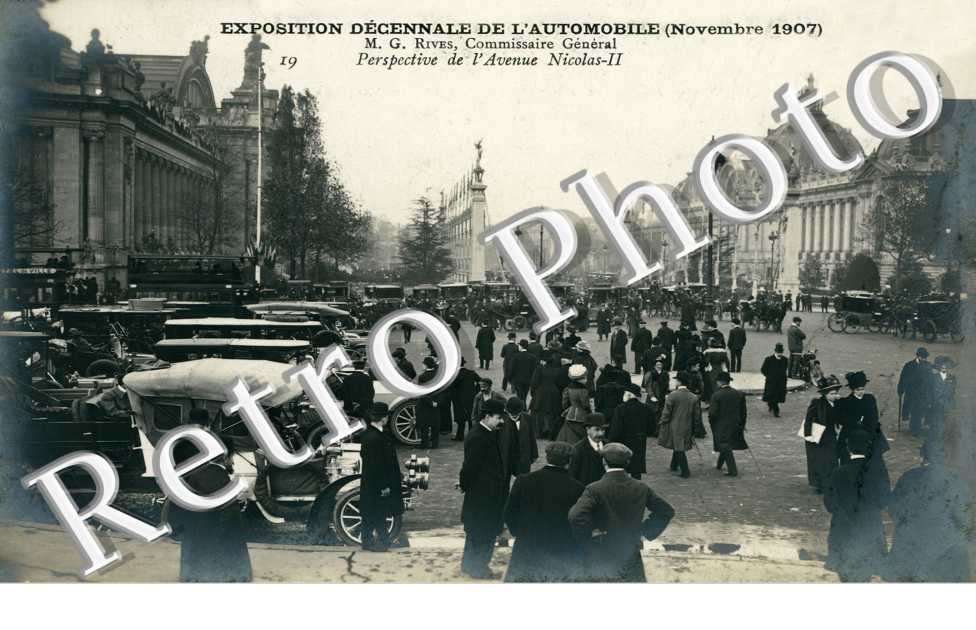 Exposition de l'Automobile, novembre 1907, Avenue Nicolas II