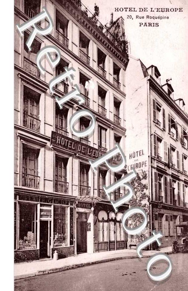 Hotel de l'Europe, Rue Roquepine