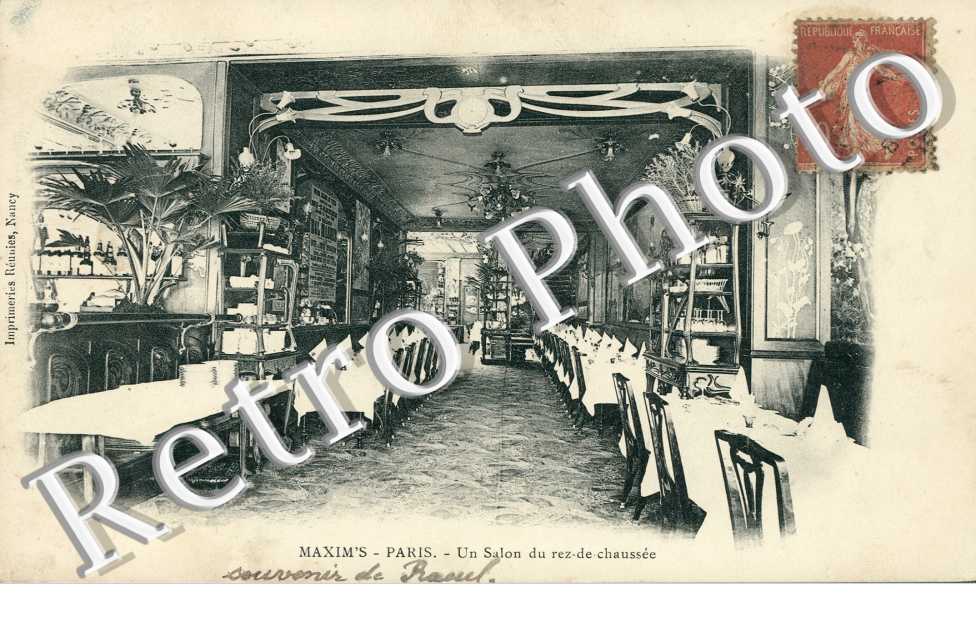 Maxim's, un Salon - rue Royale