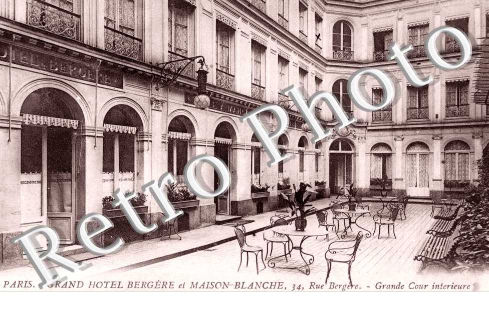 Hotel Bergere et Maison Blanche, Rue Bergere